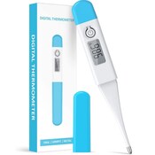 Wholesale - BLUE /WHT DIGITAL THERMOMETER C/P 360, UPC: 6955647681126